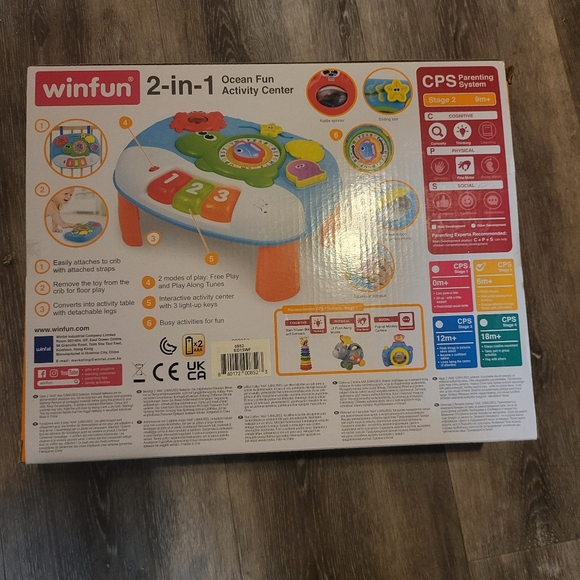 WINFUN 2-IN-1 OCEAN FUN ACTIVITY CENTER KIDS - Picture 4 of 6